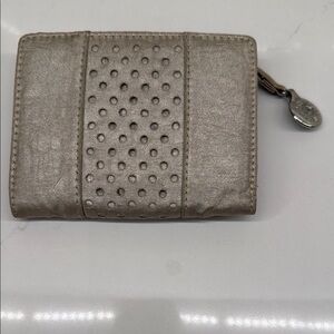 Kipling gently worn Chic Metallic Wallet with Perforated Design